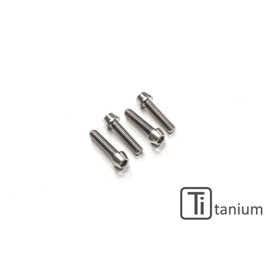 KV395X - CNC Racing Titanium (4) M8x30 - Handlebar top clamp Bolt kit for MTS1200, Monster 1200/821, Hyper 821/939 (all), Hyperstrada, Axle pinch bolts, or Lower Triple M8x30
