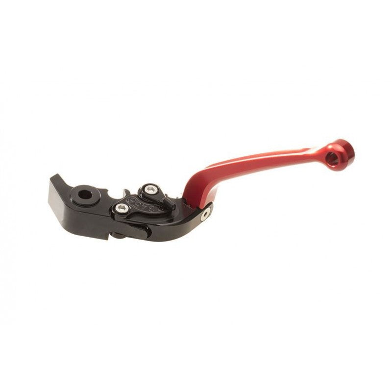 LCF39 - CNC Racing Billet Folding (180mm) Adjustable Clutch Lever for Late generation Ducati's with Cable clutch
