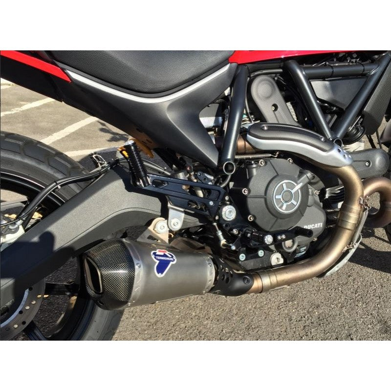 PE445B - CNC Racing Adjustable Rearsets for Ducati Scrambler 800 / 1100 / 400 & Monster 797