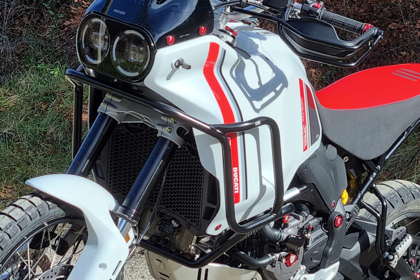 PR901B - CNC Racing Crash Bars Engine Protector for the Ducati DesertX