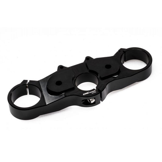 PST09B - CNC Racing Upper for Triple Clamp Kit for Ducati Scrambler, Color: Black - only works with PSA08B + PSB08B