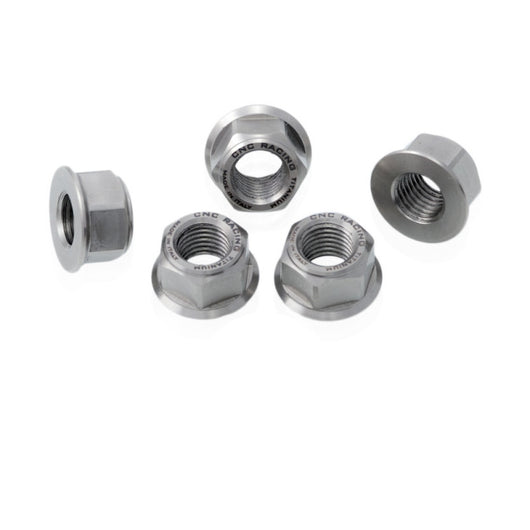 DA383X - CNC Racing Titanium Flange and Sprocket Nuts for Ducati's, MV Agusta F4/B4 (>09), F3/B3 (2018+), and 2015+ Aprilia RSV4/Tuono V4 - M10x1.25