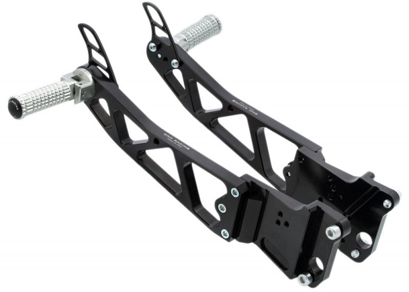 PE110B - CNC Racing Passenger Rearsets for Ducati Monster 1100/796/696