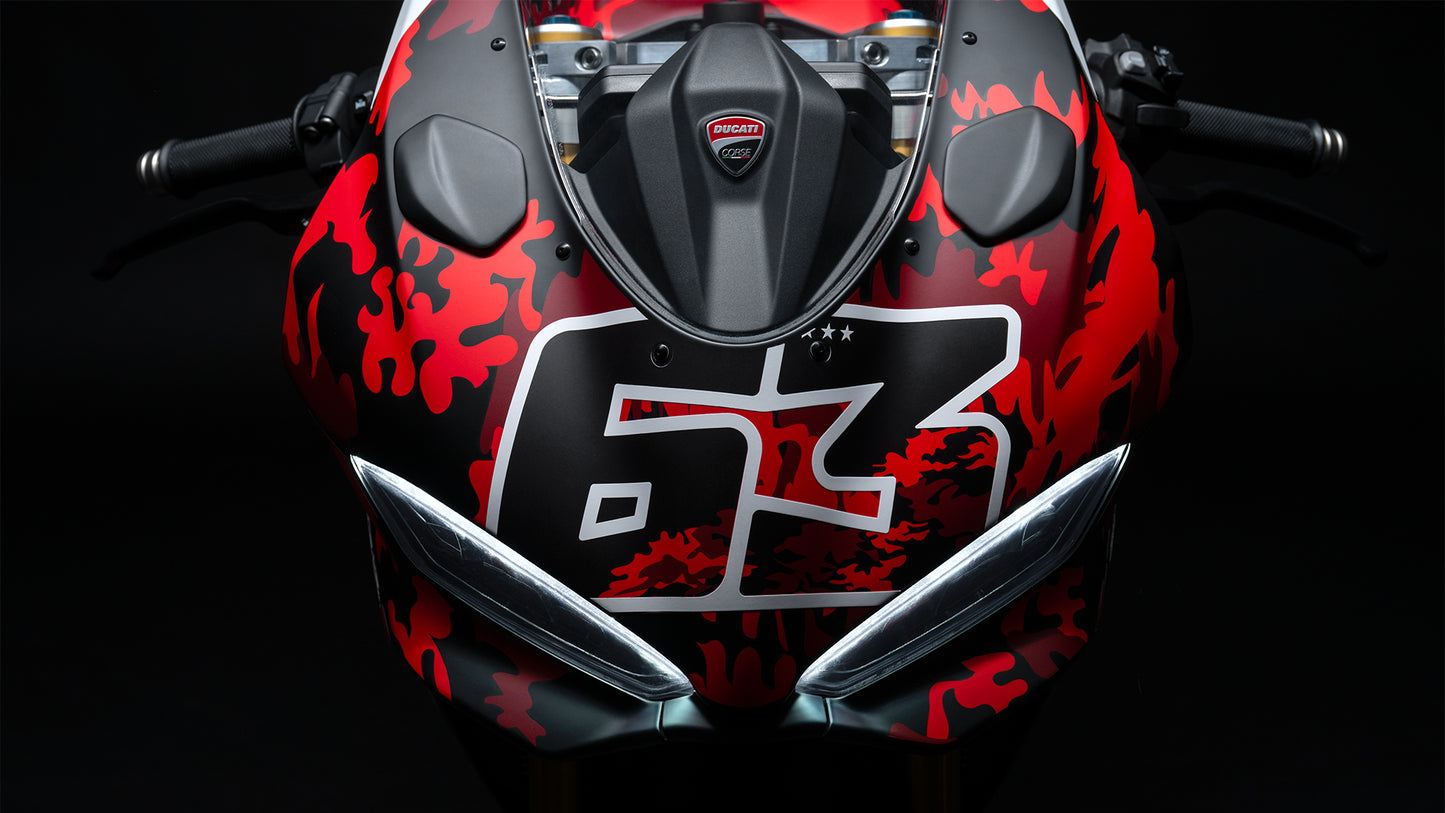 97382272AC - Mirror Hole Cover - Panigale V2 - DARK STEALTH