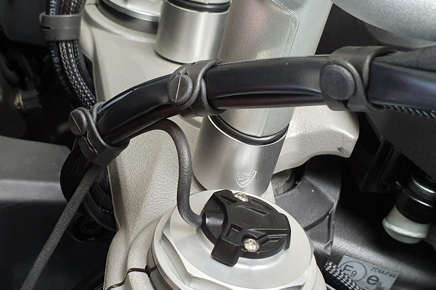 RM258 - CNC Racing 30mm Handlebar Clamp Spacer Kit for Ducati Multistrada V4