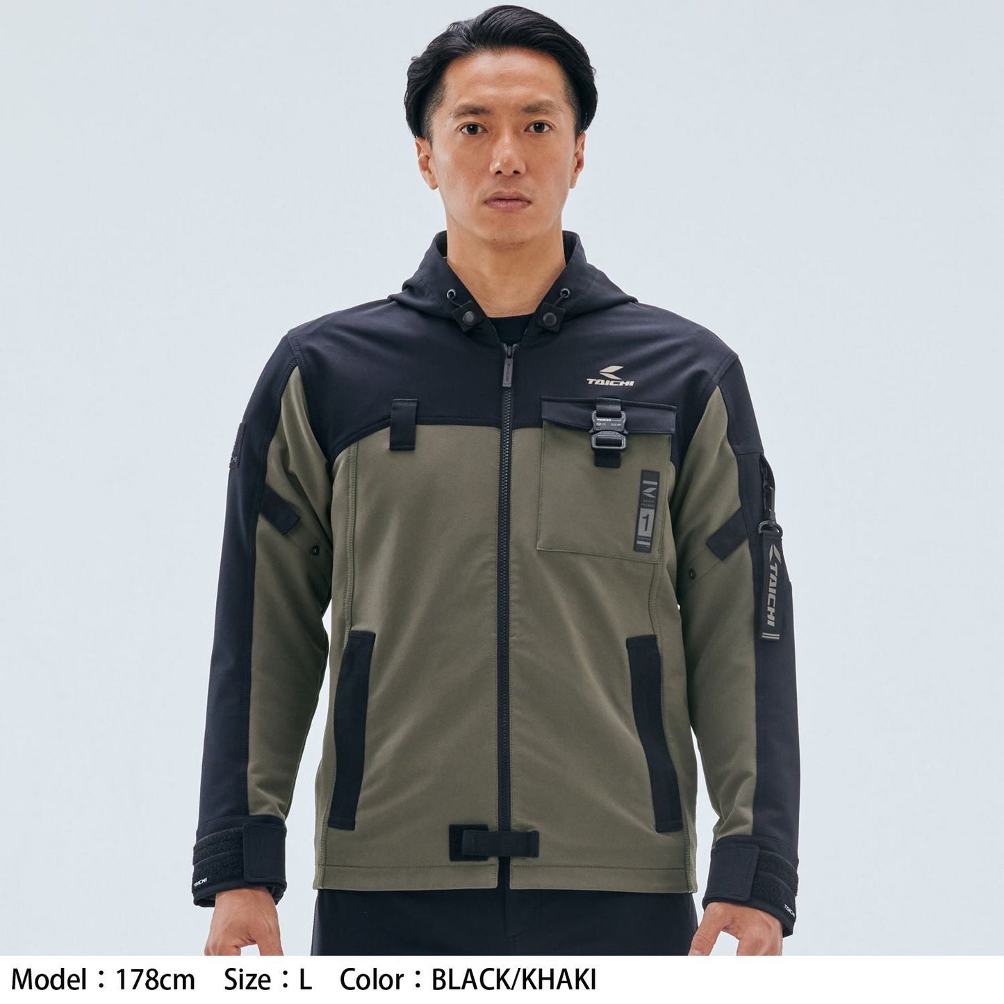 RS Taichi - QUICK DRY PARKA BLACK/KHAKI RSJ335 (NEW COLOR)