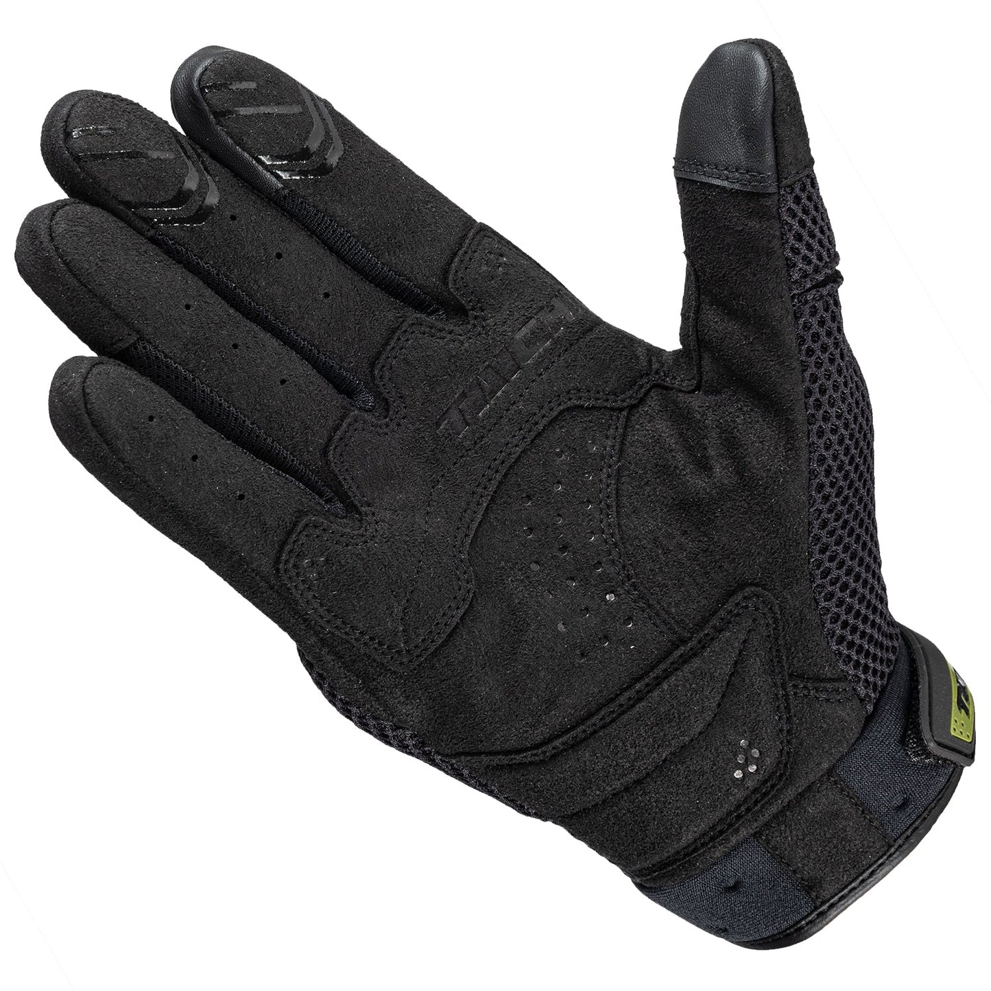 RS Taichi - RUBBER KNUCKLE MESH GLOVE BLACK RST447