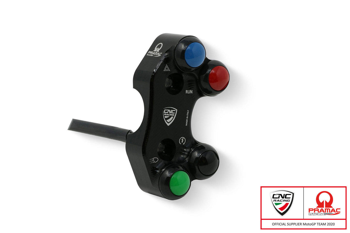 SWD19BPR - CNC Racing PRAMAC RACING LIMITED EDITION Right Hand Side Billet Switch for use with OE & Brembo RCS Brake Master Cylinders for Latest Ducati's