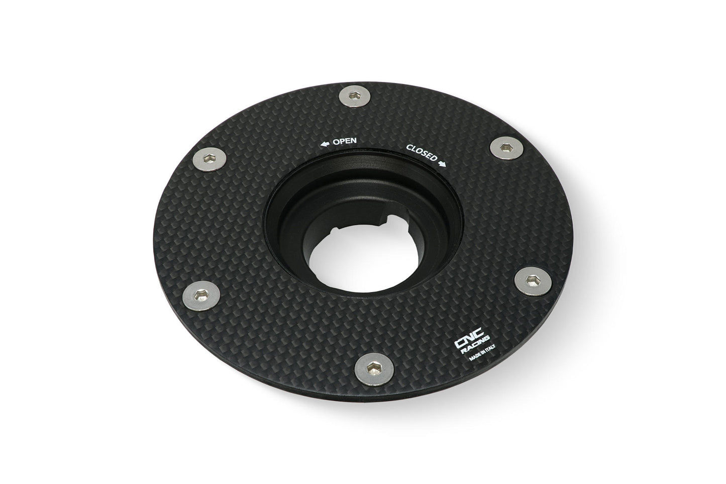 TSB25 - CNC Racing - Carbon Gas Cap Flange for Multistrada - Diavel 1260 - Hypermotard 950