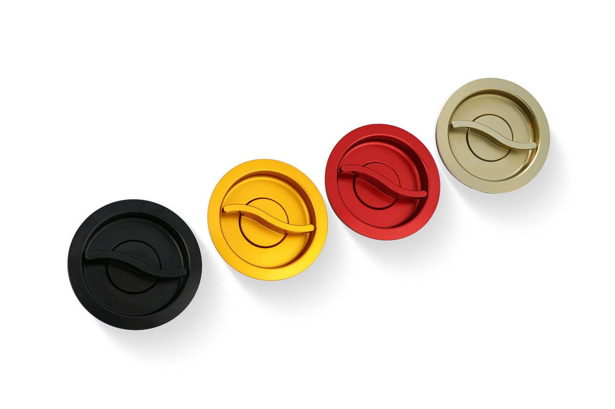 CLOSEOUT OS - CNC Racing - Aluminum Quick Release Block For CNC Racing Gas Caps - Color Gold