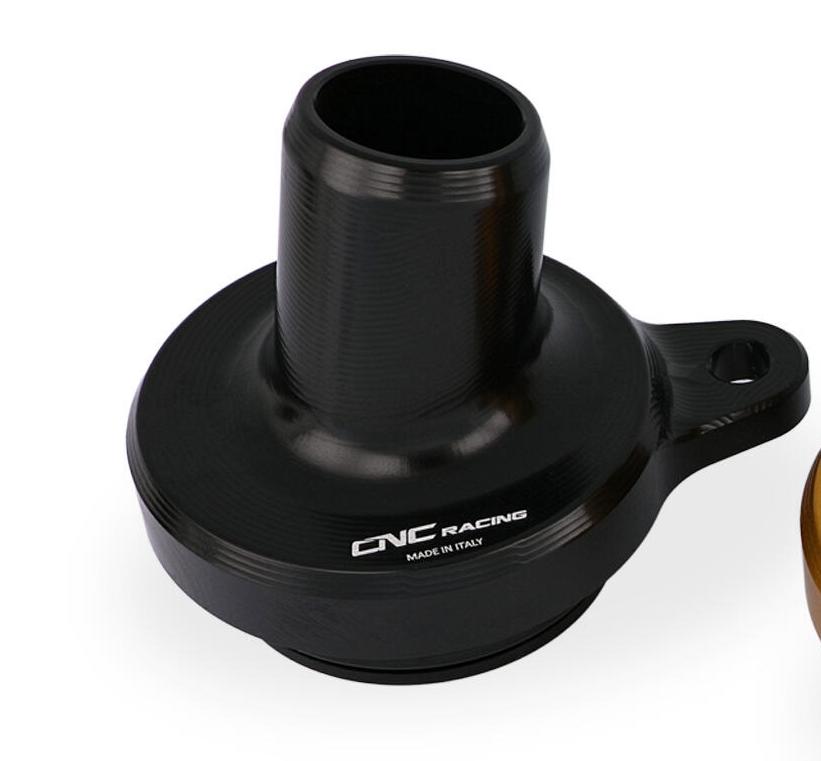 VA203 - CNC Racing Billet Crankcase Breather for Diavel, Monster 1200 / 821, and Supersport