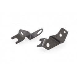 ZA973Y - CNC Racing Carbon Fiber Front Reservoir Brackets for Ducati Monster 1200 / 937 and Streetfighter V4 / V2