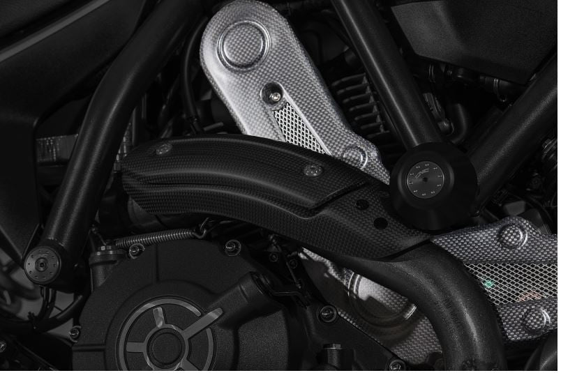 ZA984Y - CNC Racing Carbon Fiber Belt Covers for Ducati Scrambler and Monster 797