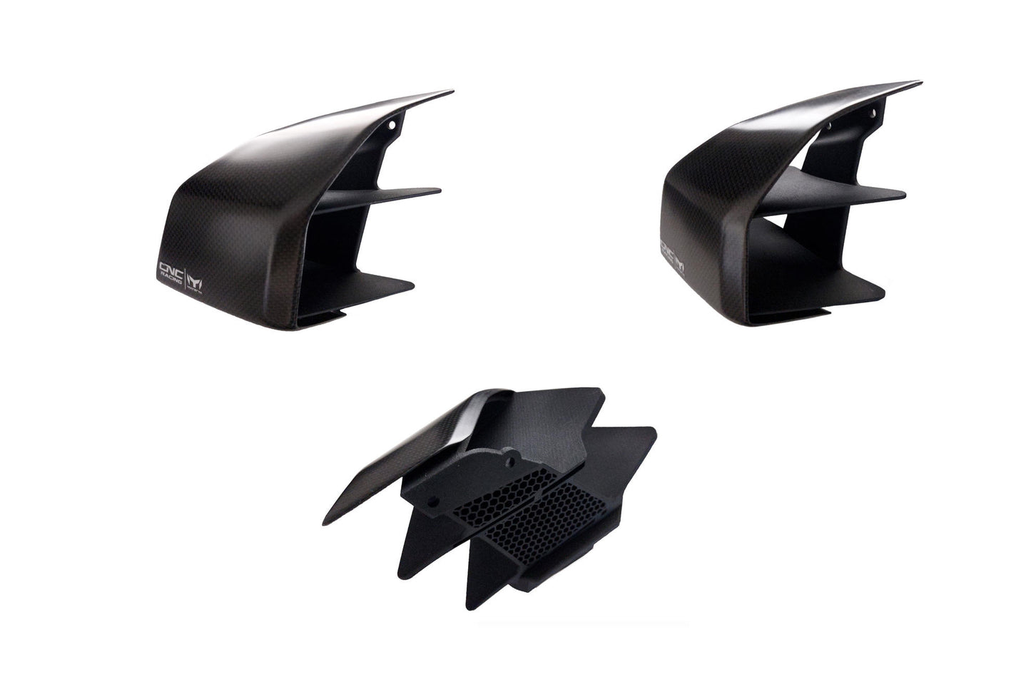 ZW005Y - CNC Racing Carbon Fiber GP Winglets for Ducati Streetfighter V4 / S