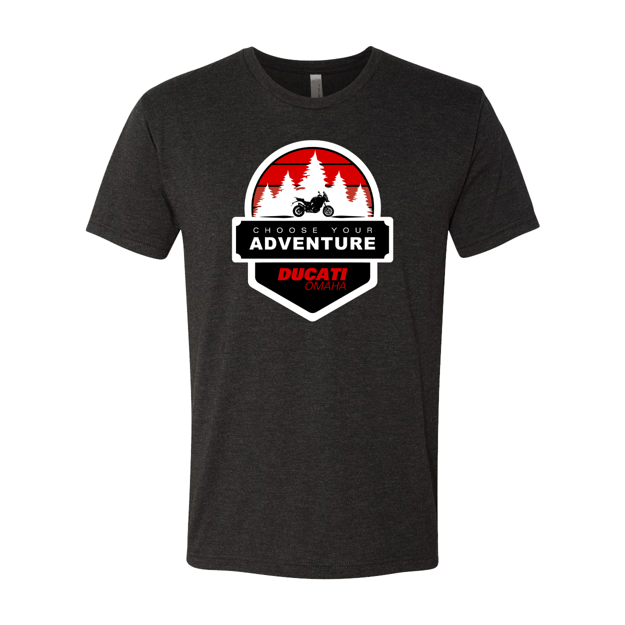 Ducati Omaha Choose Your Adventure T-Shirt - Black