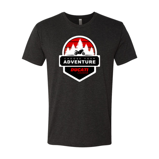 Ducati Omaha Choose Your Adventure T-Shirt - Black