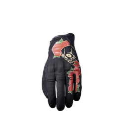 FIVE GLOVES - FLOW WOMAN - SKULL AND ROSES