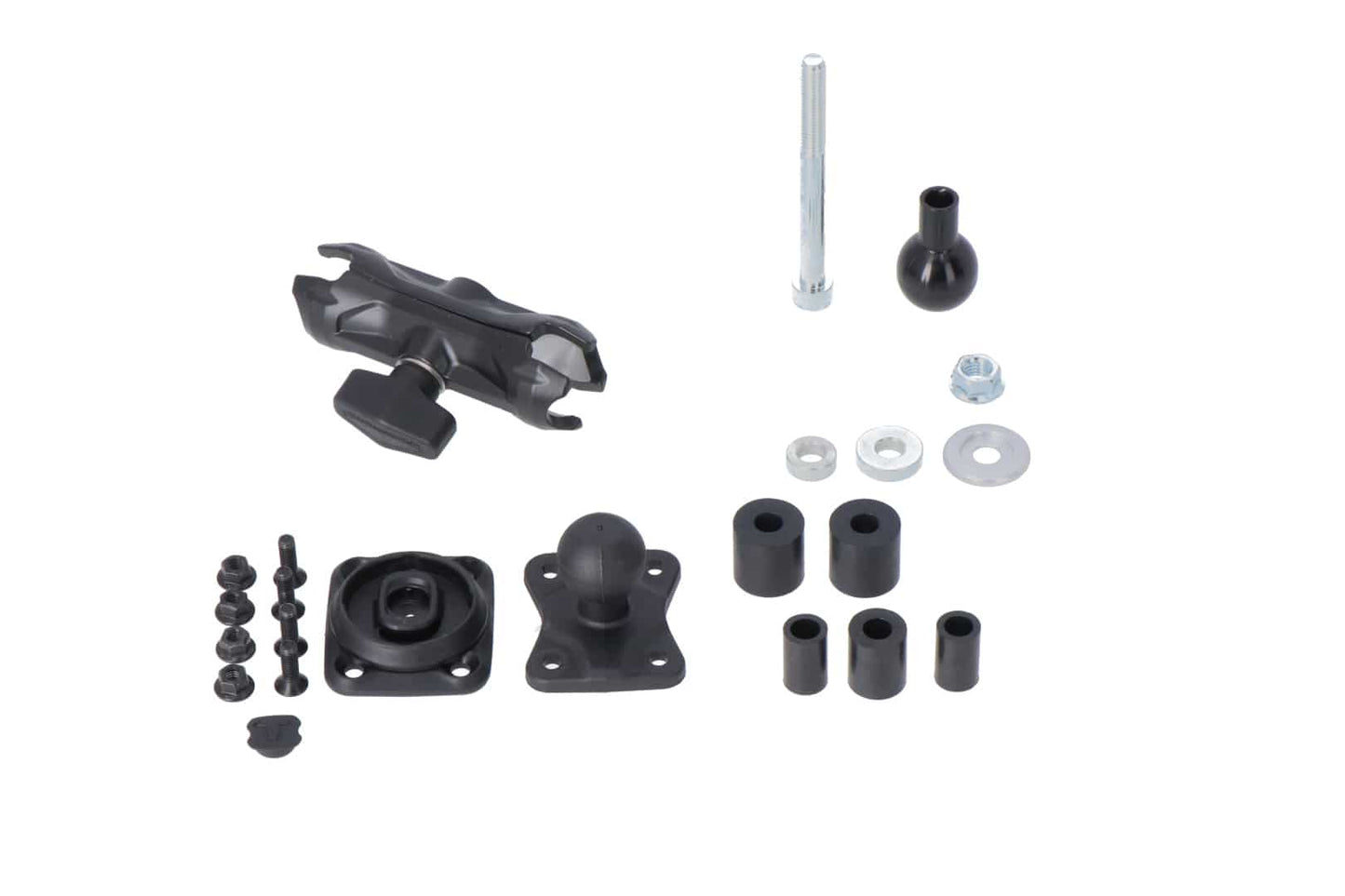 GPS.00.308.35400 - SW-MOTECH - GPS mount kit for head tube with T-Lock - For Ø 12,5-25 mm 1" ball, socket arm, T-Lock