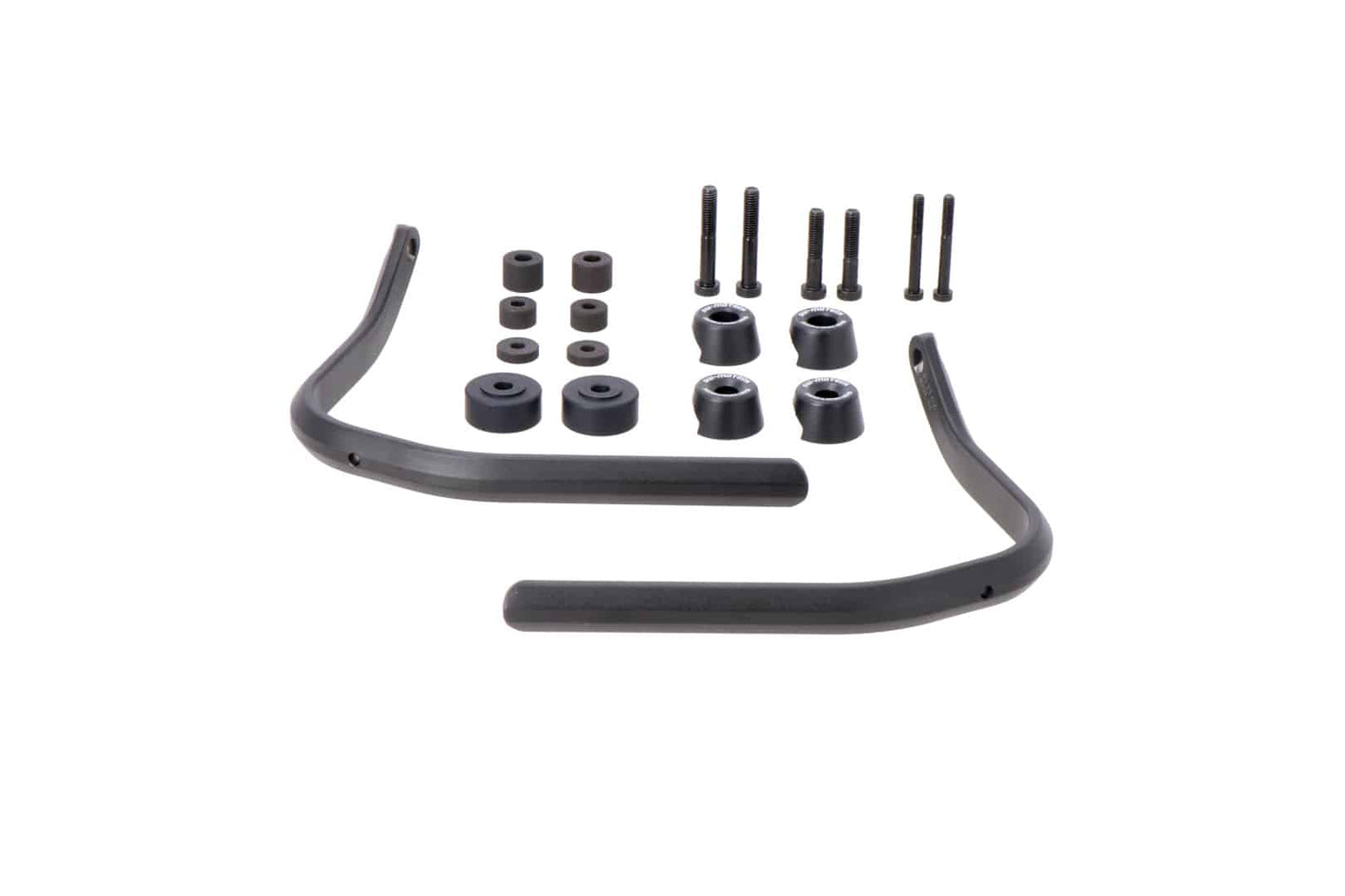 HDG.00.220.80701/B - SW-MOTECH - Handguard mounting kit - For handlebars internal thread 6/8mm - BLACK