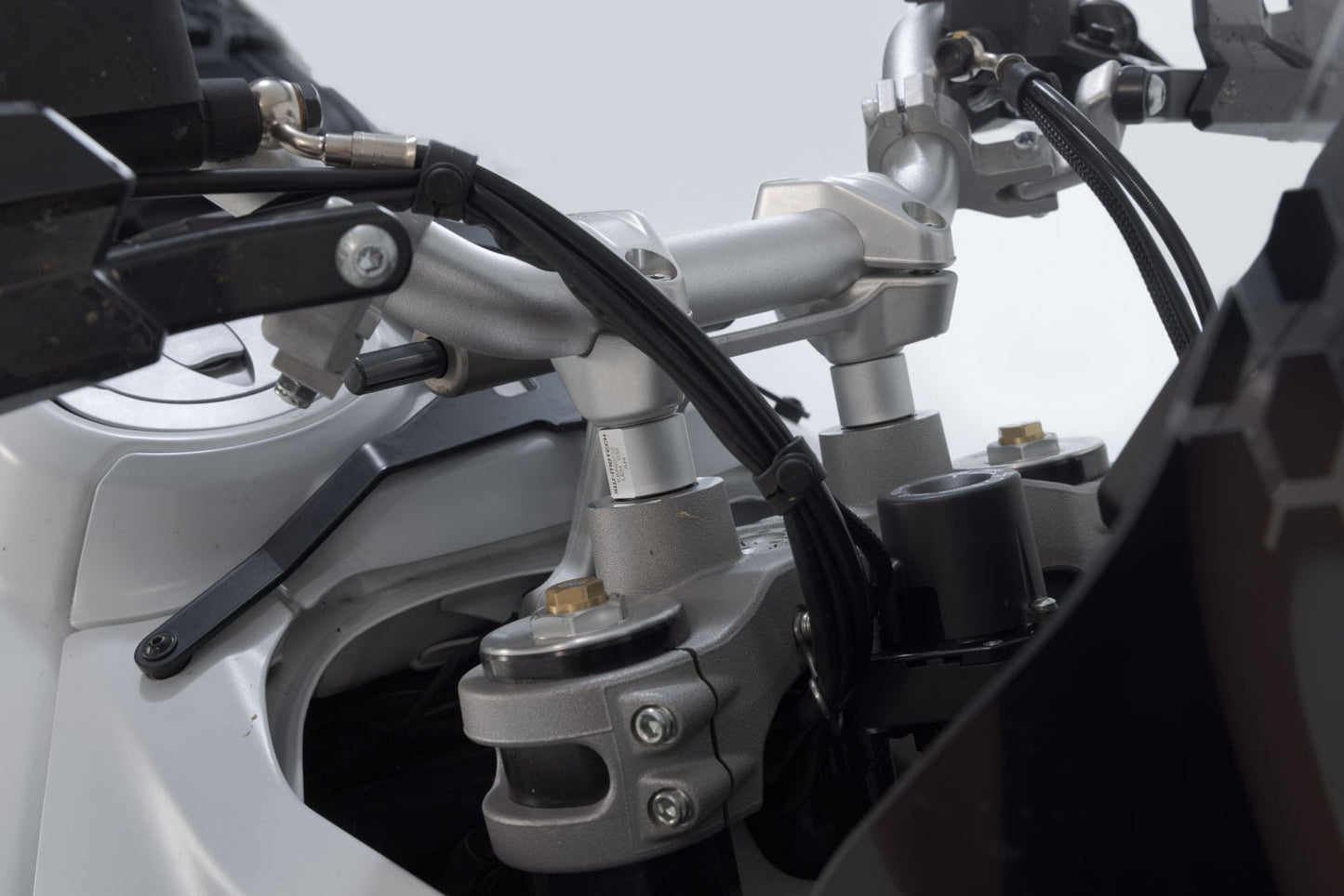 LEH.22.039.10100/S - SW-MOTECH - Bar riser - Ducati DesertX (22-) - SILVER