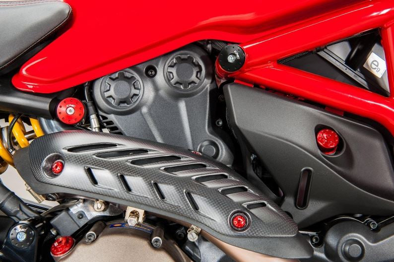 TT329 - CNC Racing Frame Plug Kit for Ducati Monster 1200 (14-16) and 821 (15-17)