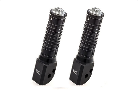 PC122 - CNC Racing Solid Round Folding Passenger Footpeg Kit for Ducati Scrambler