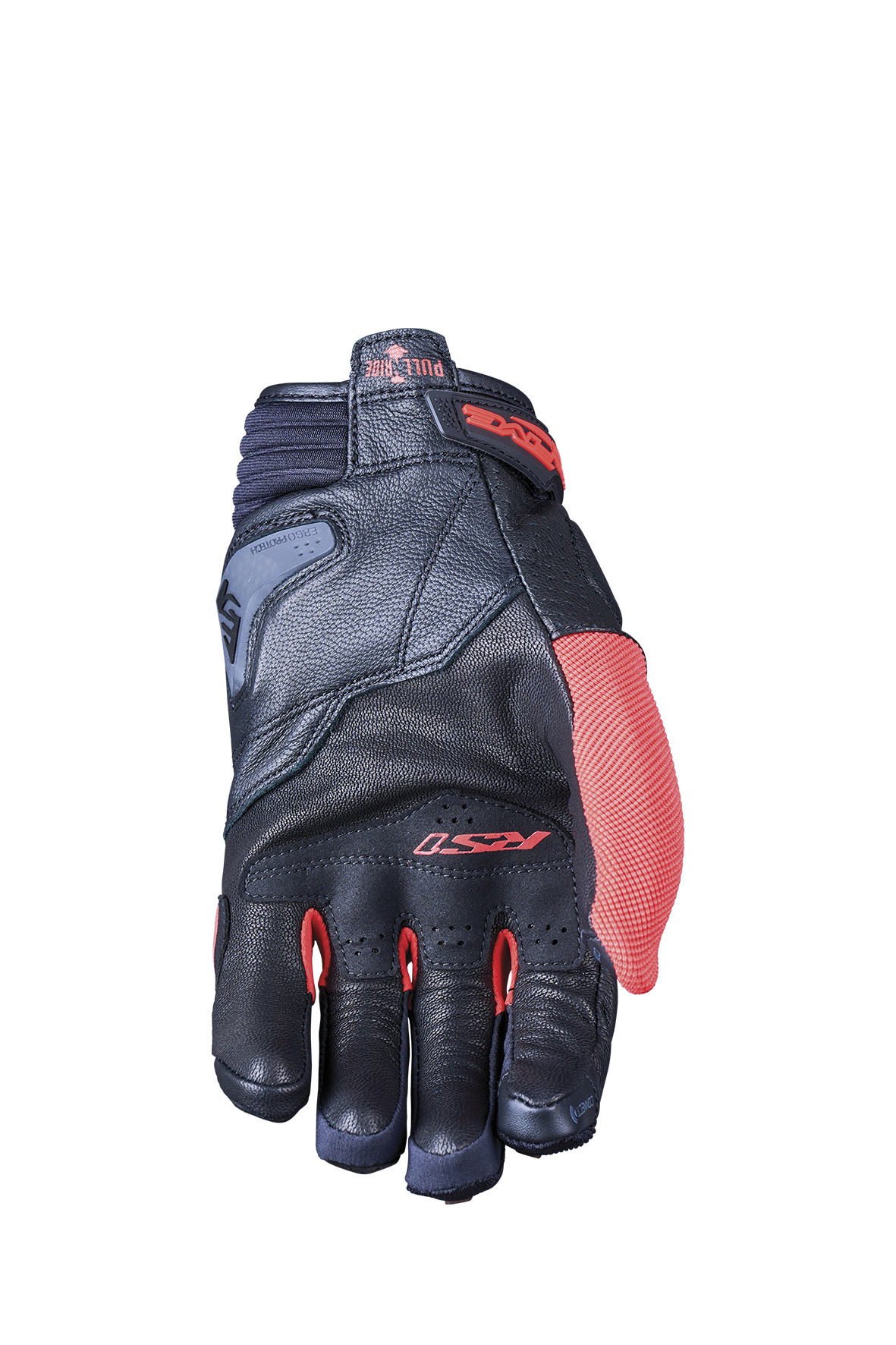 FIVE GLOVES - RS1 - BLACK/FLUO RED