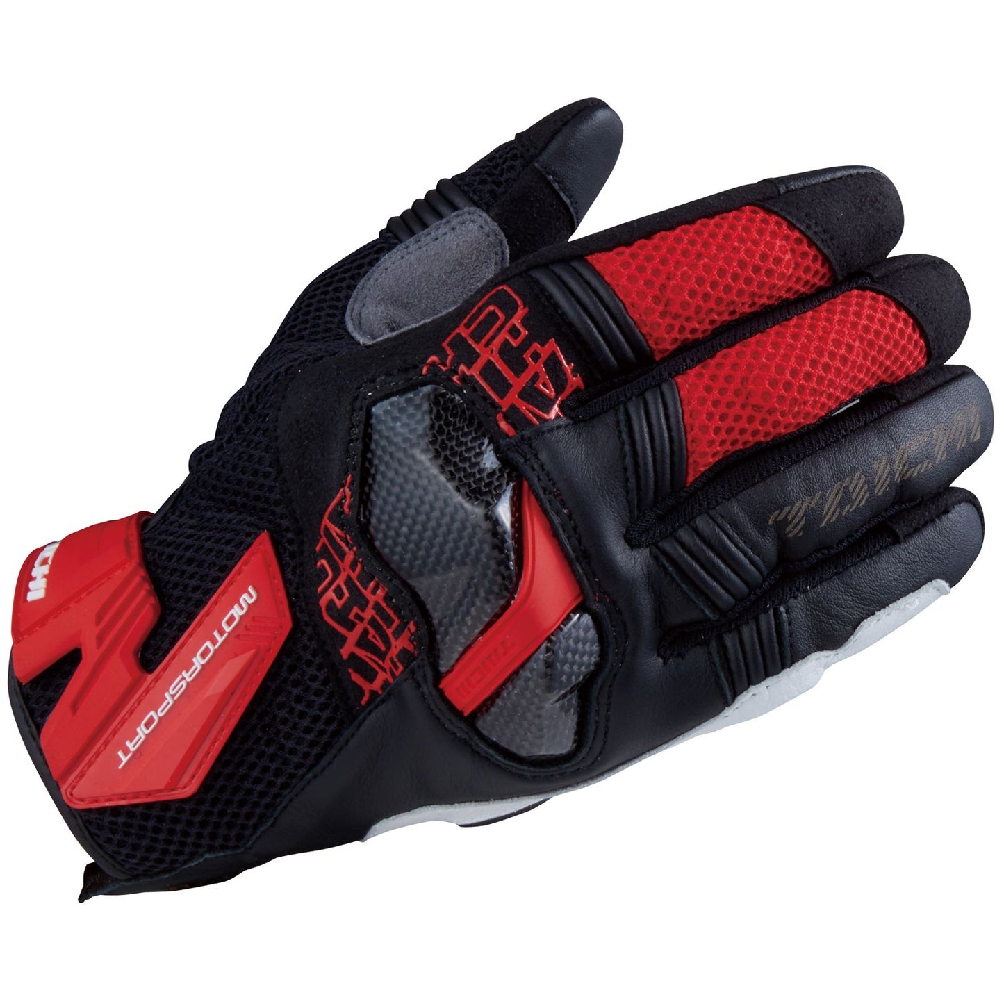 RS Taichi - ARMED MESH GLOVE RED RST448