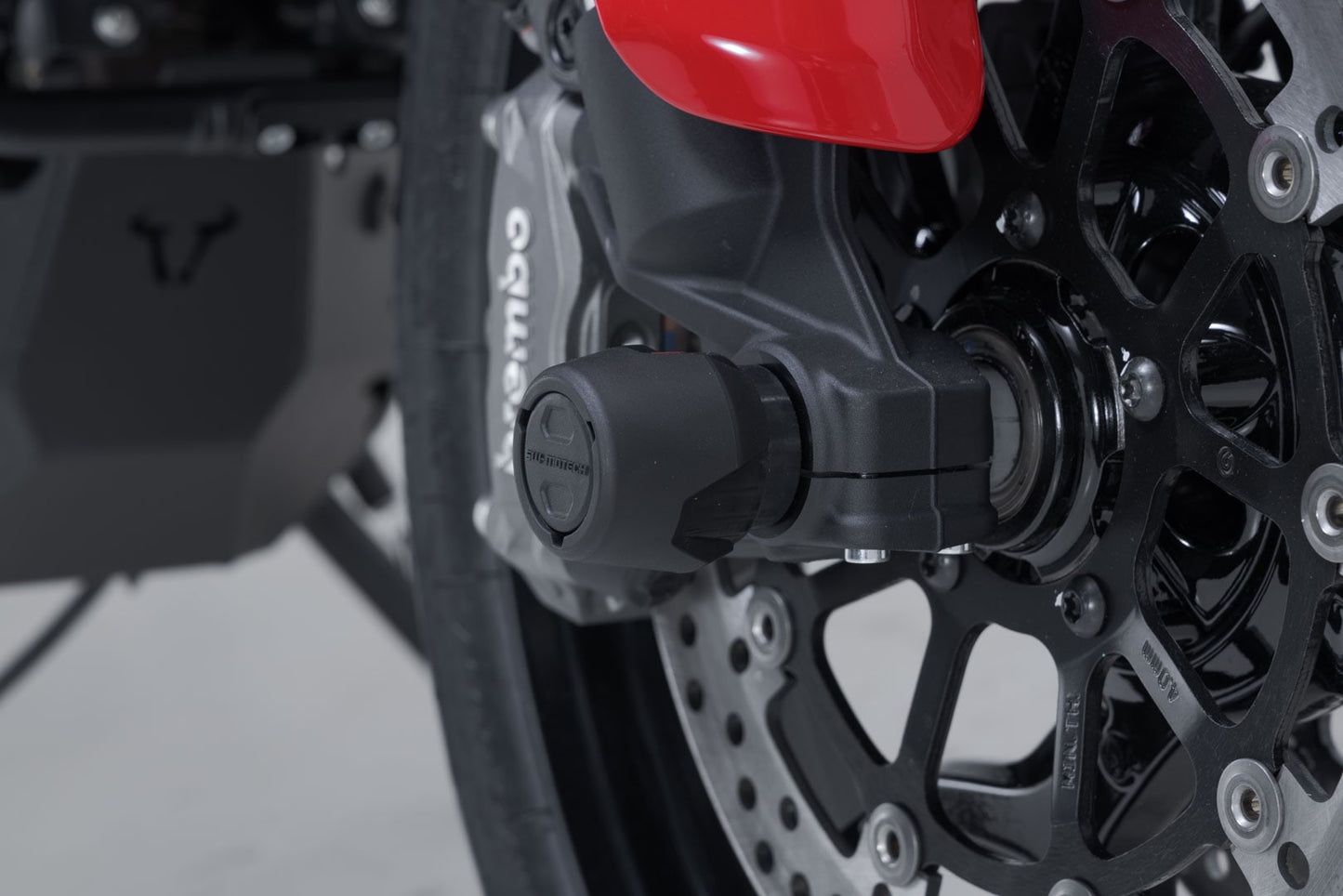 STP.22.176.10700/B - SW-MOTECH - Slider set for front axle - Ducati Multistrada V2 / V2 S (24-) - BLACK