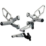 Woodcraft - 05-0610B Ducati  748 1994-02, 916 1993-99, 996 1999-01, 998 2002-03 Complete Rearset Kit w/ Pedals - STD/GP Shift