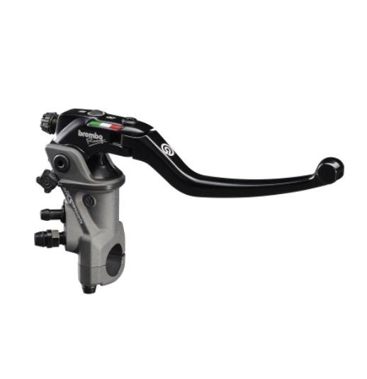 Ducati OEM Brembo Front Brake Clutch Master Cylinder – Black Handlebar Clamp, New