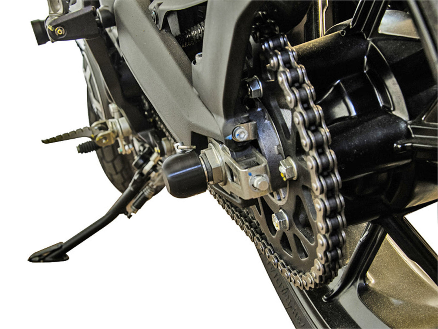 Woodcraft - 45-0615R Rear Axle Sliders - Scrambler / Monster / Hypermotard 698