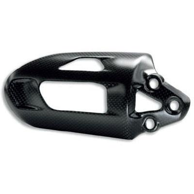 【ドゥカティパフォーマンス】カーボンリアショックカバー【96450711B】 96450711B - Carbon cover for rear shock absorber - SBK – Ducati Omaha