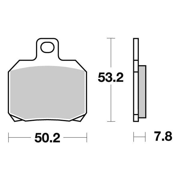 SBS 730 Rear Brake Pads