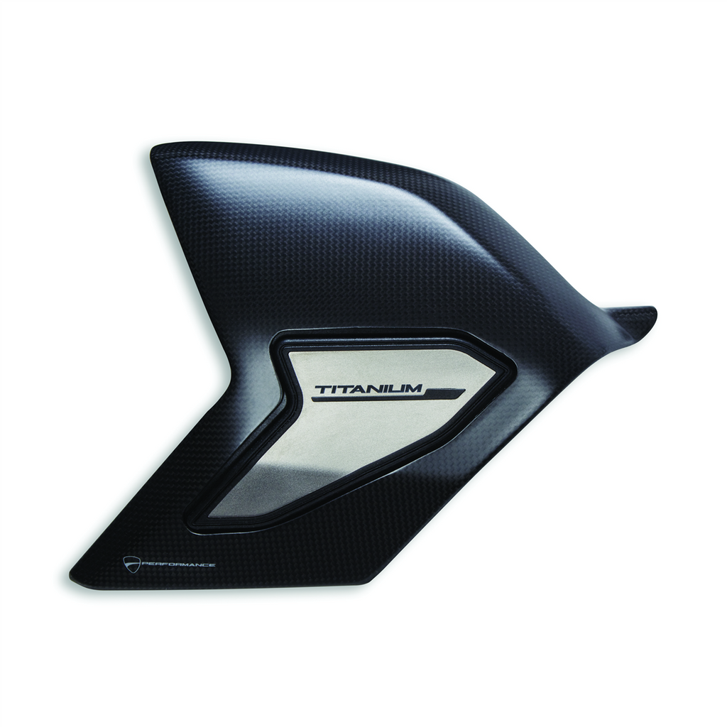 96981272BA - Carbon and titanium swinging arm cover for