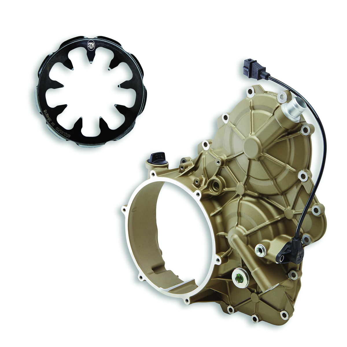 CLOSEOUT MAGNESIUM CLUTCH COVER FOR DRY CLUTCH STREETFIGHTER V4