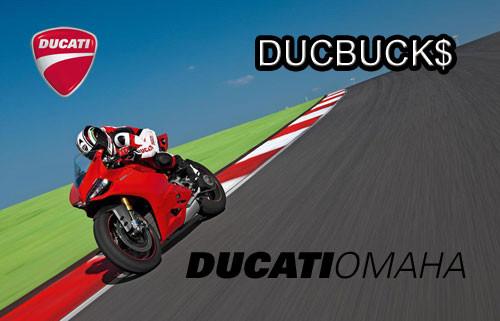 Ducati Omaha eGift Card