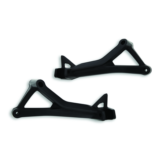 CLOSEOUT OS - Racing Exhaust Passenger Footpeg Brackets for SuperSport (2017+)