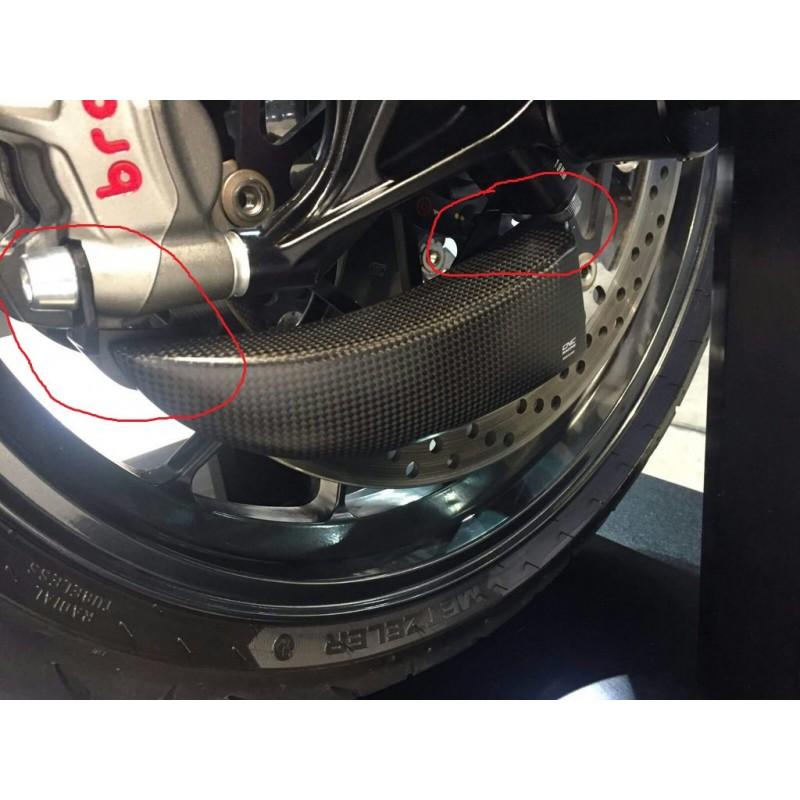 CNC Racing Mounting kit for Carbon Fiber GP Racing Front Brake Rotor Cooling Ducts For Ducati Panigale V4 S / Speciale