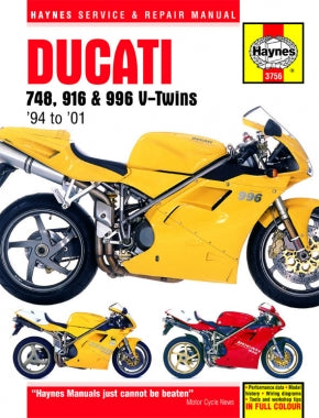 Haynes Manual- 748, 916 & 996 V-Twins '94 to '01