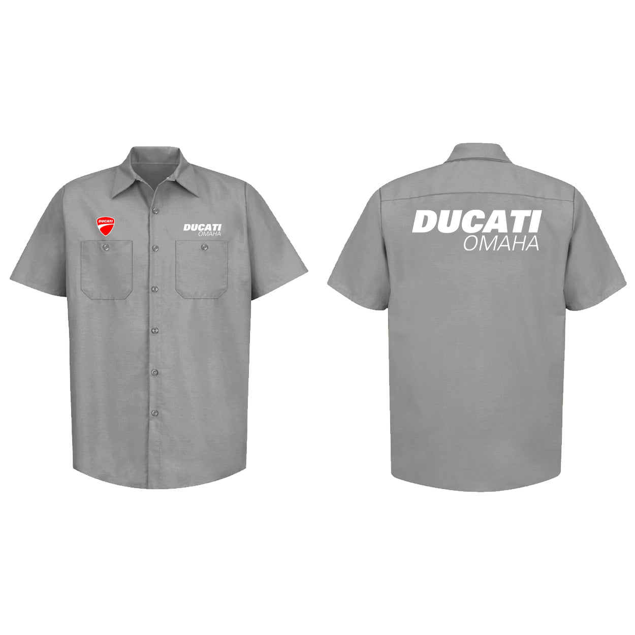 Ducati Omaha Industrial Work Shirt - Grey
