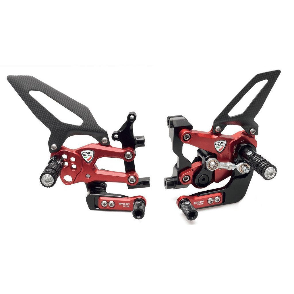 CNC Racing Adjustable Rear Sets - EVO GP Edition – Ducati Omaha CNC Racing Adjustable Rear Sets - EVO GP Edition – Ducati Omaha