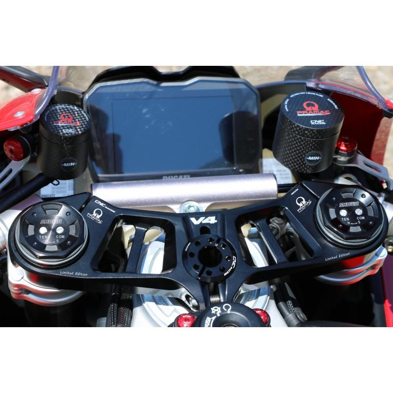 CNC Racing PRAMAC EDITION Upper Triple Clamp Kit for Ducati Panigale V4 / S / Speciale
