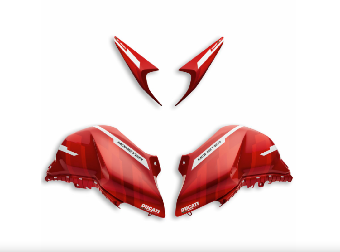 97181011AA - MONSTER GP CUSTOMIZED FAIRINGS - RED