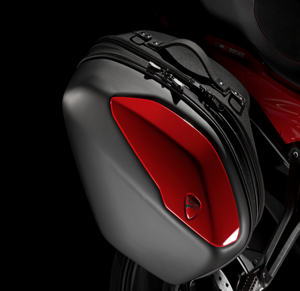 96781132B SuperSport Side panniers RED – Ducati Omaha