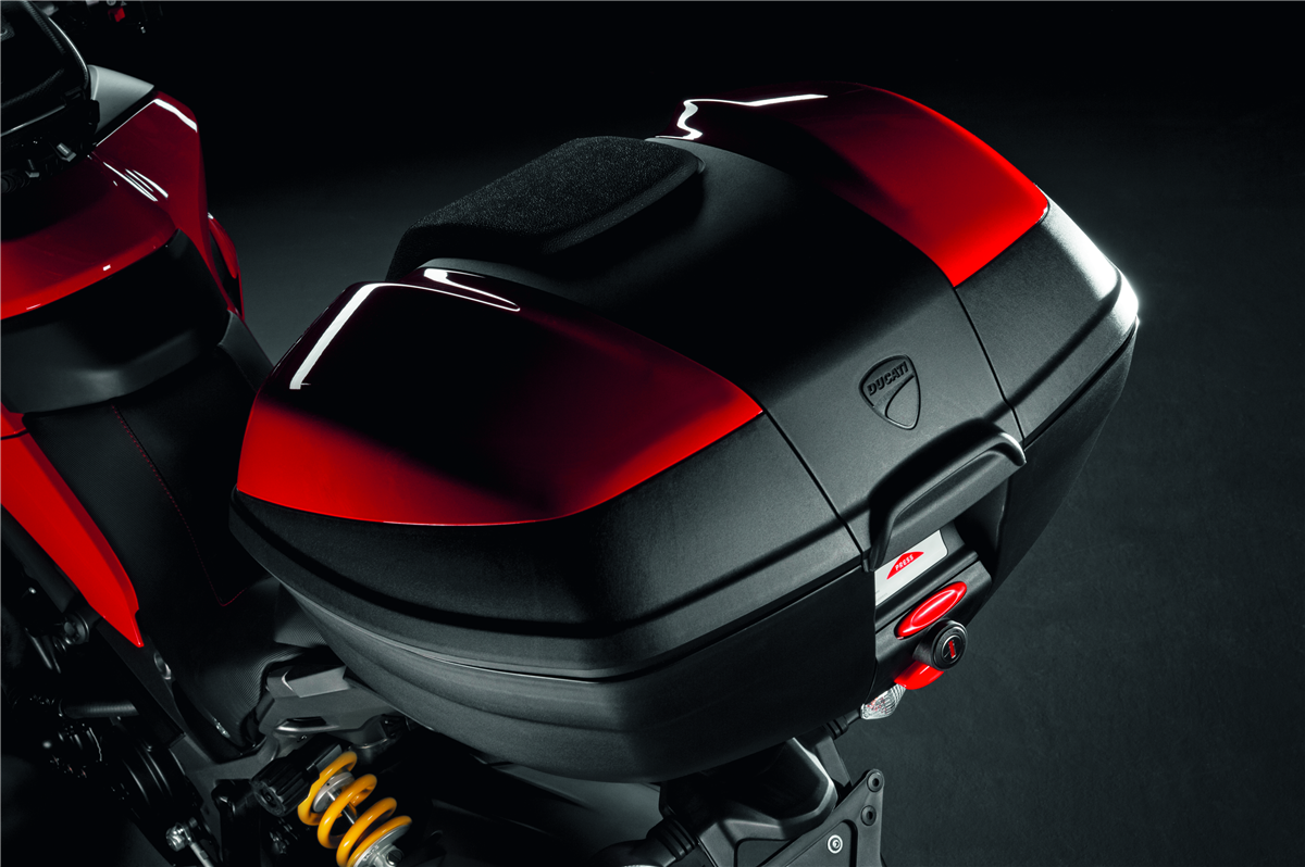 96781431A - Cover set for plastic top case Multistrada GLOSSY GREY