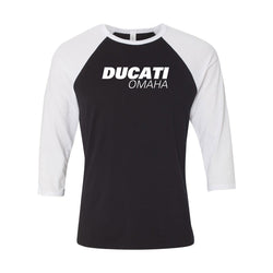 Ducati Omaha Classic Raglan Black/White