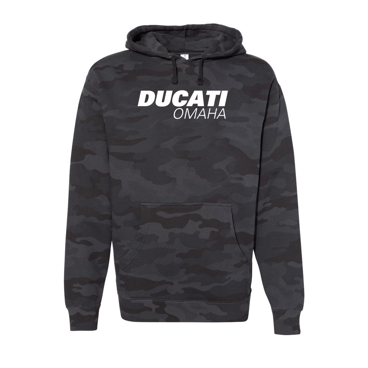 Ducati Omaha Classic Hooded Sweatshirt Black Camo