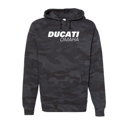 Ducati Omaha Classic Hooded Sweatshirt Black Camo