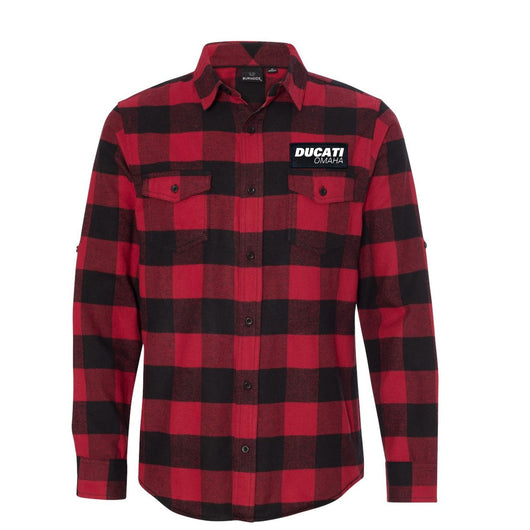 Ducati Omaha Classic Flannel Shirt Red/Black Buffalo